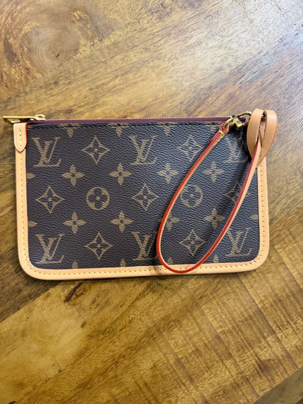 Louis Vuitton Monogram Canvas Wristlet from Carryall PM